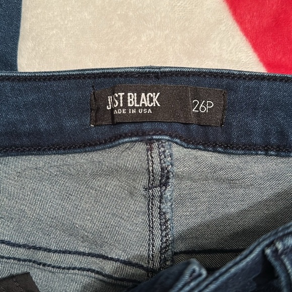 NWT JUST BLACK-HIGH RISE SKINNY-DARK DENIM - Picture 8 of 16